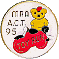 MRA ACT motorcycle run badge from Jean-Francois Helias