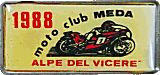 Alpe del Vicere motorcycle rally badge from Jean-Francois Helias