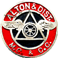 Alton motorcycle club badge from Jean-Francois Helias
