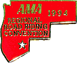 AMA Regional Road Riding Convention motorcycle run badge from Jean-Francois Helias