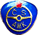 AMKCS (Czechoslovakia) motorcycle fed badge from Jean-Francois Helias