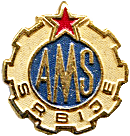 AMS (Serbia) motorcycle fed badge from Jean-Francois Helias
