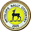 Antelope motorcycle rally badge