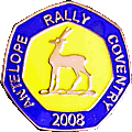 Antelope motorcycle rally badge from Ted Trett