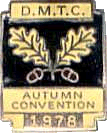 Autumn motorcycle rally badge from Ted Trett
