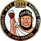 Bacchus motorcycle rally badge from Jean-Francois Helias