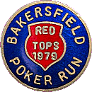 Bakersfield Poker Run motorcycle run badge from Jean-Francois Helias