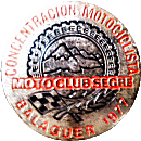 Balaguer motorcycle rally badge from Jean-Francois Helias