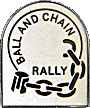 Ball And Chain motorcycle rally badge from Jean-Francois Helias