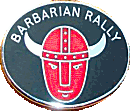 Barbarian motorcycle rally badge