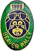 Beaver motorcycle rally badge from Jean-Francois Helias