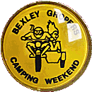 Bexley Gropers motorcycle rally badge from Jean-Francois Helias