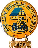 Bielefeld motorcycle rally badge from Jean-Francois Helias