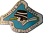 Bird In The Wood motorcycle rally badge