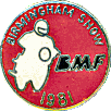 BMF Birmingham motorcycle show badge from Ben Crossley