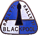 Blackpool motorcycle rally badge from Neil Disley