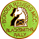 Blacksmiths motorcycle rally badge from Jean-Francois Helias