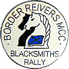 Blacksmiths motorcycle rally badge from Jean-Francois Helias