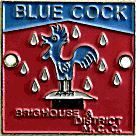 Blue Cock motorcycle rally badge