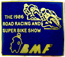 BMF RRSB motorcycle show badge from Jean-Francois Helias