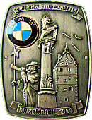 BMW Dinkelsbühl motorcycle rally badge from Jean-Francois Helias