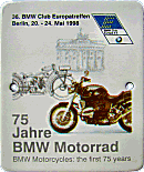 BMW Europatreffen motorcycle rally badge from Jean-Francois Helias