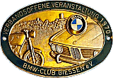 BMW Giessen motorcycle rally badge from Jean-Francois Helias