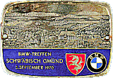 BMW Schwabisch Gmund motorcycle rally badge from Jean-Francois Helias