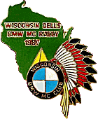 BMW Wisconsin Dells motorcycle rally badge from Jean-Francois Helias
