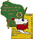 BMW Wisconsin Dells motorcycle rally badge from Jean-Francois Helias