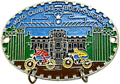 Boen Sur Lignon motorcycle rally badge from Jean-Francois Helias