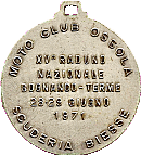 Bognanco Terme motorcycle rally badge from Jean-Francois Helias