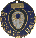 Bogsate motorcycle rally badge from Lone Wolf