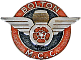 Bolton motorcycle club badge from Jean-Francois Helias