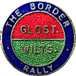 Border motorcycle rally badge from Johnny Croxson