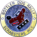 Bottler Dog motorcycle rally badge from Jean-Francois Helias
