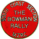 Bowman motorcycle rally badge from Jean-Francois Helias