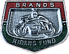 Brands Hatch motorcycle race badge from Jean-Francois Helias