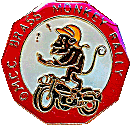 Brass Monkey  motorcycle rally badge from Jean-Francois Helias