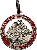 Breuil motorcycle rally badge from Jean-Francois Helias