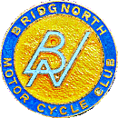 Bridgenorth MCC motorcycle club badge from Jean-Francois Helias