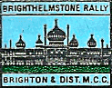 Brighthelmstone motorcycle rally badge from Phil Drackley