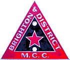 Brighton & DMCC motorcycle club badge from Jean-Francois Helias