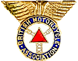 British Motorcycle Association motorcycle club badge from Jean-Francois Helias