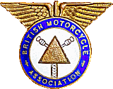 British Motorcycle Association motorcycle club badge from Jean-Francois Helias