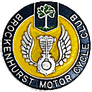 Brockenhurst motorcycle club badge from Jean-Francois Helias
