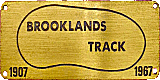 Brooklands motorcycle race badge from Jean-Francois Helias