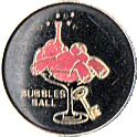 Bubbles Ball motorcycle rally badge from Phil Drackley
