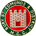 Bury St Edmunds motorcycle club badge from Jean-Francois Helias