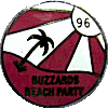 Buzzards Beach Party motorcycle rally badge
